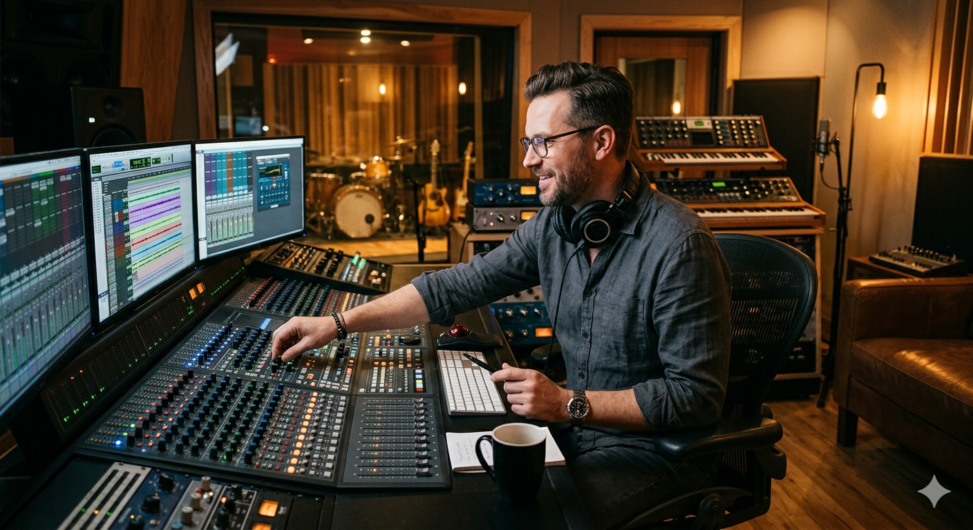 大阪・関西の音楽プロデュースで行うプロによるミキシング・マスタリング作業